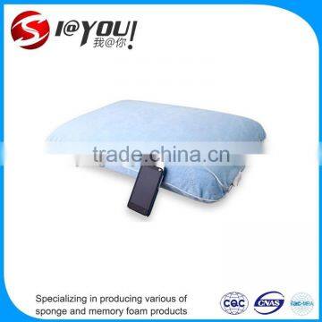 Excellent quality low price memory foam pillow speaker/ fiber fill pillow