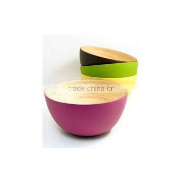 Round Spun Bamboo Bowl (july@exporttop.com)