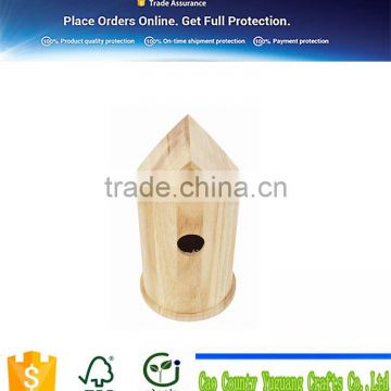 Outdoor troditional simple wooden bird nest / wood bird house