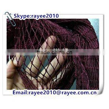 fishing net for sales Philippines,Philippines knotted fishing net,maroon color fishing net for Philippines