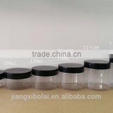 50ml-500ml Transparent Food Grade PET Food Jar With Aluminum Lid and Other Lids for Wholesales photo-3