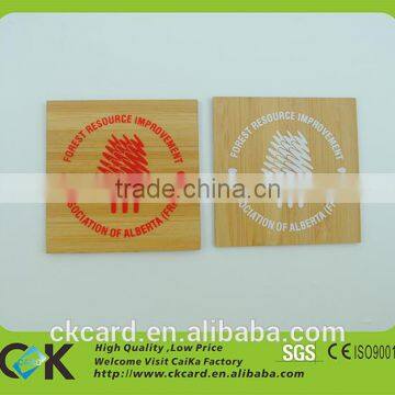 New product bamboo wooden card with logo printing