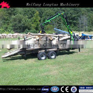 Professional Log Trailer Manufacturer LT3000 Forestry Trailers With Crane photo-3