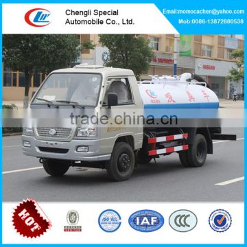 cheap fecal suction truck waste disposal truck 2000L