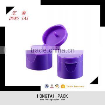 Popular China product plastic flip top cap for shampoo bottle 28/410