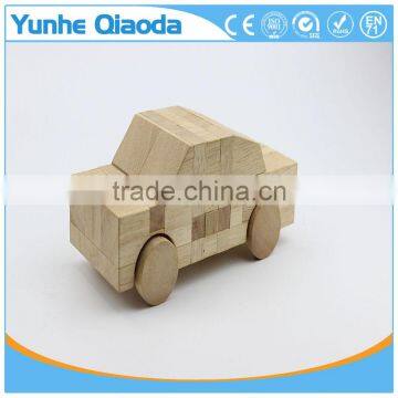 Vehicle Block Racing Car 3D Woodcraft Kit Assemble Paint DIY Toys for Kids Adults the Best Birthday Gift photo-3