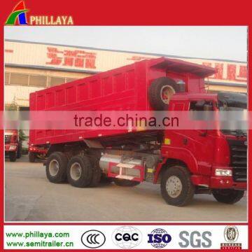 Howo 6x4 Mine used Dump Trucks Heavy Dumper Truck 336HP/371HP HW76 cab For Sale