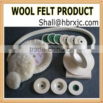 every size industrial 100% wool felt polishing stainless steel