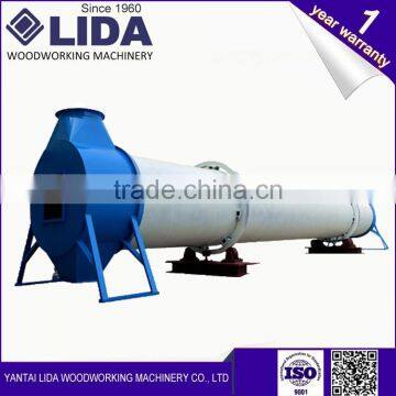 LIDA Hot sale Roller length 15m Wood drum sawdust rotary dryer