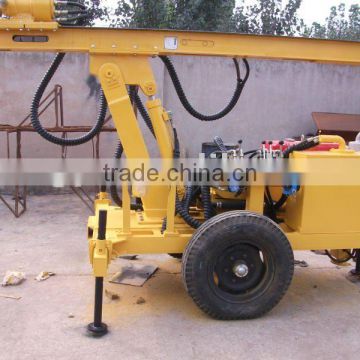 mobile water well drilling machine(CTQ-L100Y)