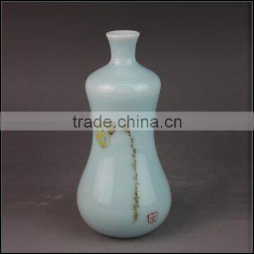 2017 Trendy Hand Painted Underglazed Blue Mini Porcelain Vase photo-6