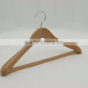 Hotsale High Quality Wholesale Colored Wooden Cloth Hanger photo-3
