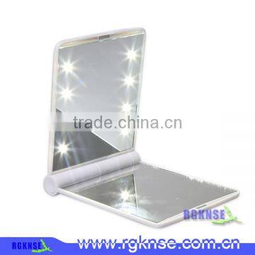 OEM makeup mirror, pocket mirror with led light with cheap price