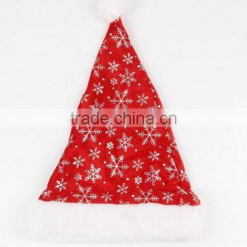 2016 Hot Slae Santa Claus Hat For Adults Snowflake Painted Party Christmas Dancing Hat photo-5