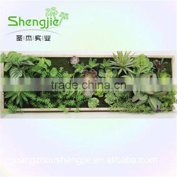 SJLJ013343 Plastic Grass Wall / Fake Green Grass Wall for Garden Home Decoration photo-6