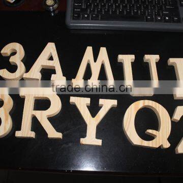 Wooden Alphabet Letters DIY Manual Process Letters Laser Cutting Letters Can Be Customized