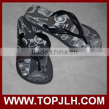 heat transfer printing custom flip flop men manufacturer