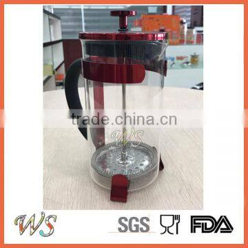 WSCHXX044 Wine-purple French Press Stainless Steel Coffee Maker French Coffee Press Mug photo-3