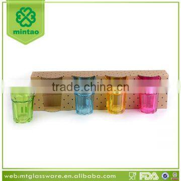 Color Spray Drink Glass Cup for Water and Juice photo-2