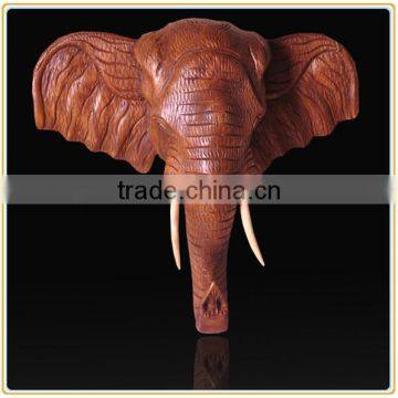 Modern Home Wall Decor Hanging Polyresin Elephant Head Figure Wholesale photo-4