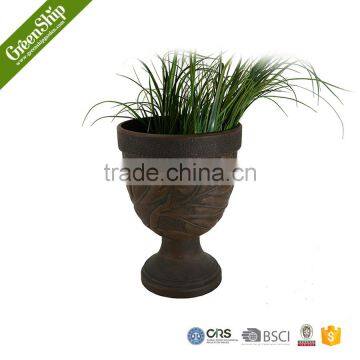 Decorative Garden Fiber Clay Pots From Greenship/ 10 Years Lifetime/ Lightweight/ UV Protection/ Eco-friendly photo-4