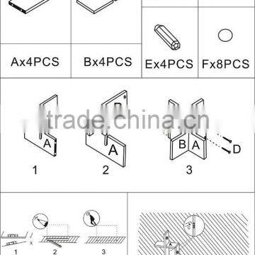 Factory Direct Wholesale Living Room Decorative Wooden Wall Shelf , Floating Shelf photo-4