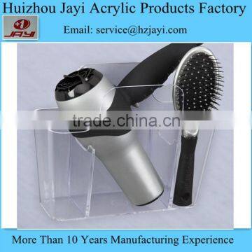 Wholesale Custom Crystal Clear Acrylic Lucite Plastic Hair Comb Holder photo-2