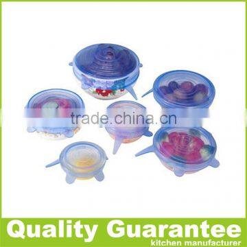BPA Free Flexible Pot Lids Silicone Lid Bowl Cover Silicone Stretch Lids photo-6