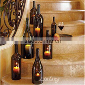 Europen large sitting room glass candle holder lanterns