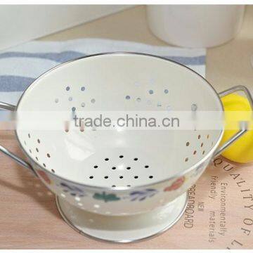 Home Kitchen Multifunctional Metal Colander Vegetable Fruit Drain Basket photo-3