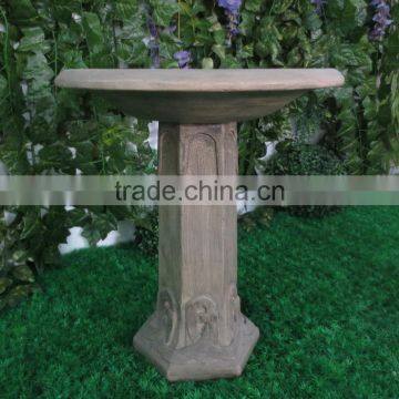 Antique fiberglass bird pool / bird bath / bird feeder wholesale