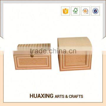 High-end wooden box for pendant & ring