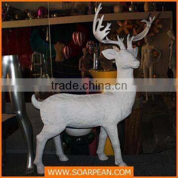 Hot Sale Christmas Decorations Fiberglass Gold Fake Deer photo-5