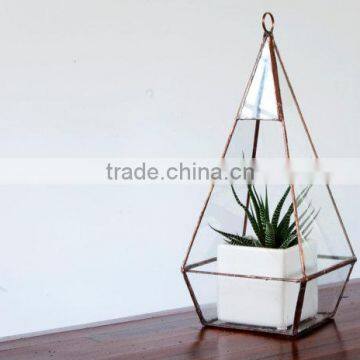 Candle Holder by Geodesium Teardrop Hanging Terrarium photo-2