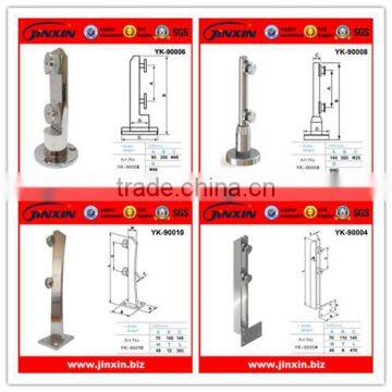 JINXIN Customed Decorative Stainless Steel Glass Railing Systems Dubai Stainless Steel Railings photo-6