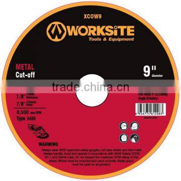 XCOW9 Worksite Brand Accessories 230mm Abrasives Cut Off Wheel photo-2