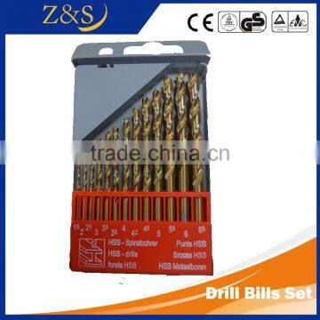 DIN338 Straight Shank High Speed Steel Titanium Coated Black Oxide Twist Drill Bit photo-5