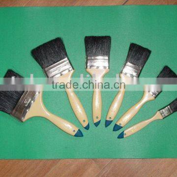 Various Round Edge Chrome Tinplated Paint Brush With Wooden Handle