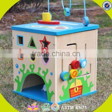 2017 Wholesale Educational Toys Wooden Bead Maze for Toddlers W11B134 photo-5