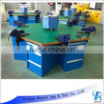 Factory Sale Anti-static Top Hexagonal Steel Workbench