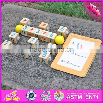 2016 new design preschool wooden early learning toys for toddlers W12F017