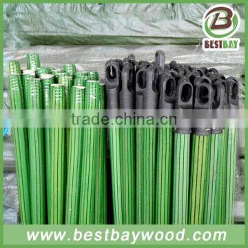 Factory Direct Wholesale Pvc Coated Wooden Broom Handle/mop Stick/broom Stick photo-2