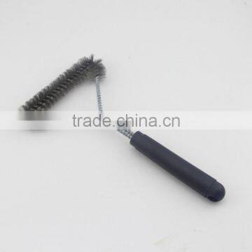 Black Handle Heavy Duty Barbecue Grill Brush With Wire Bristle photo-4