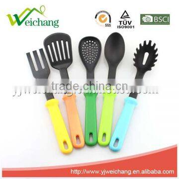 WCKT602D Premium Kid Kitchen Tools Nylon Utensils SLOTTED TURNER Cooking Utensil Gadgets Set With PP Handle (Multi-color) photo-4