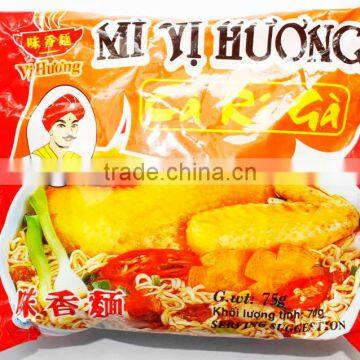 CURRY CHICKEN FLAVOR INSTANT NOODLES 70 GR