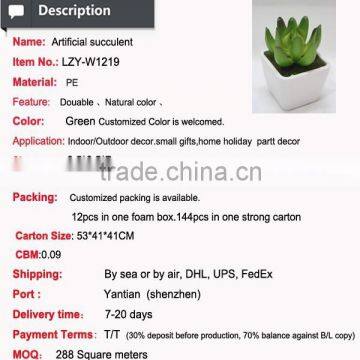 Wholesale Artificial Mini Succulent Plant Artificial Small Potted Plant photo-5