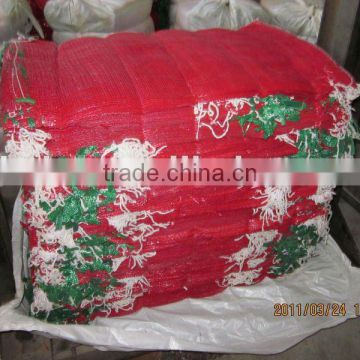 2012 the best plastic mesh bags with drawstringror onion or potato ,15kg