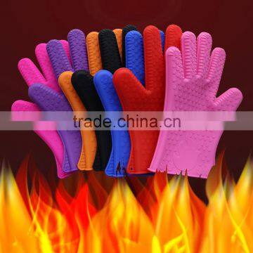 Dotted Gloves Custom Logo Christmas Promotional Gift Silicone Oven Gloves photo-2