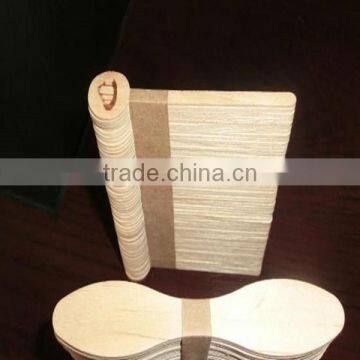 2016 Disposable Eco-Friendly Wooden Ice Cream Spoon Paper Warped