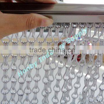 Customed Double Hook Silver Aluminum Curtain Chain